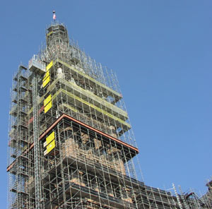 Dedication of US Flag over City Hall